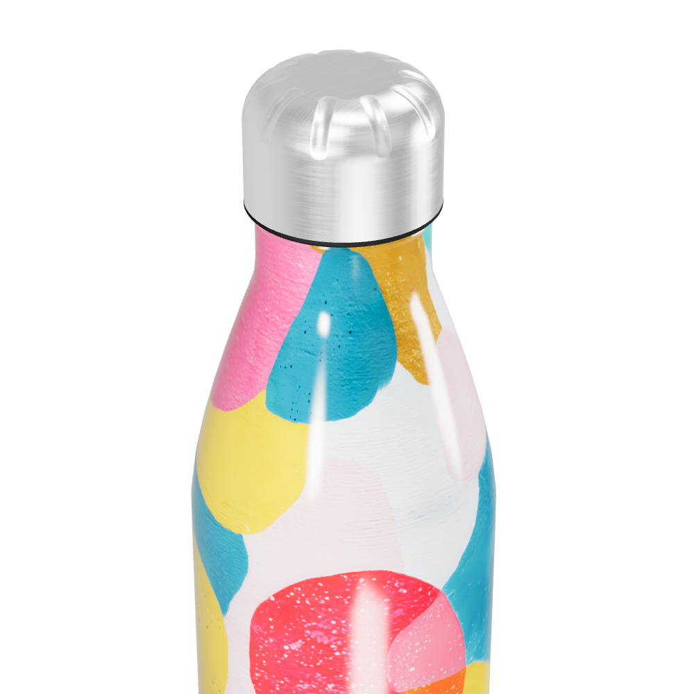 Garrafa Inox - Estampa Colorida 500ml