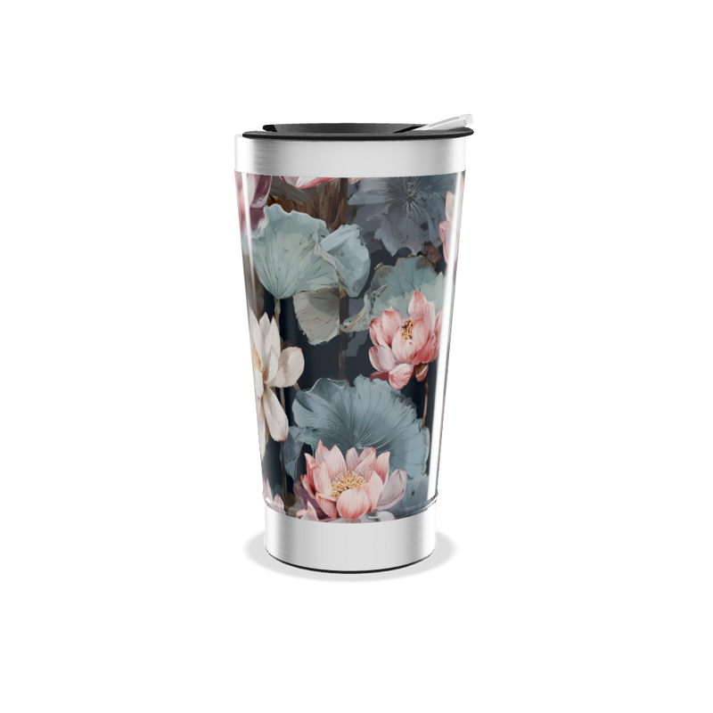 Copo Térmico - Floral Aço Inox
