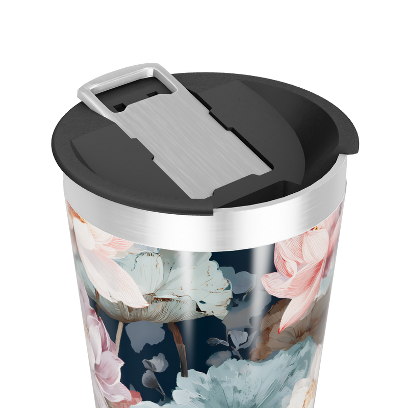 Copo Térmico - Floral Aço Inox