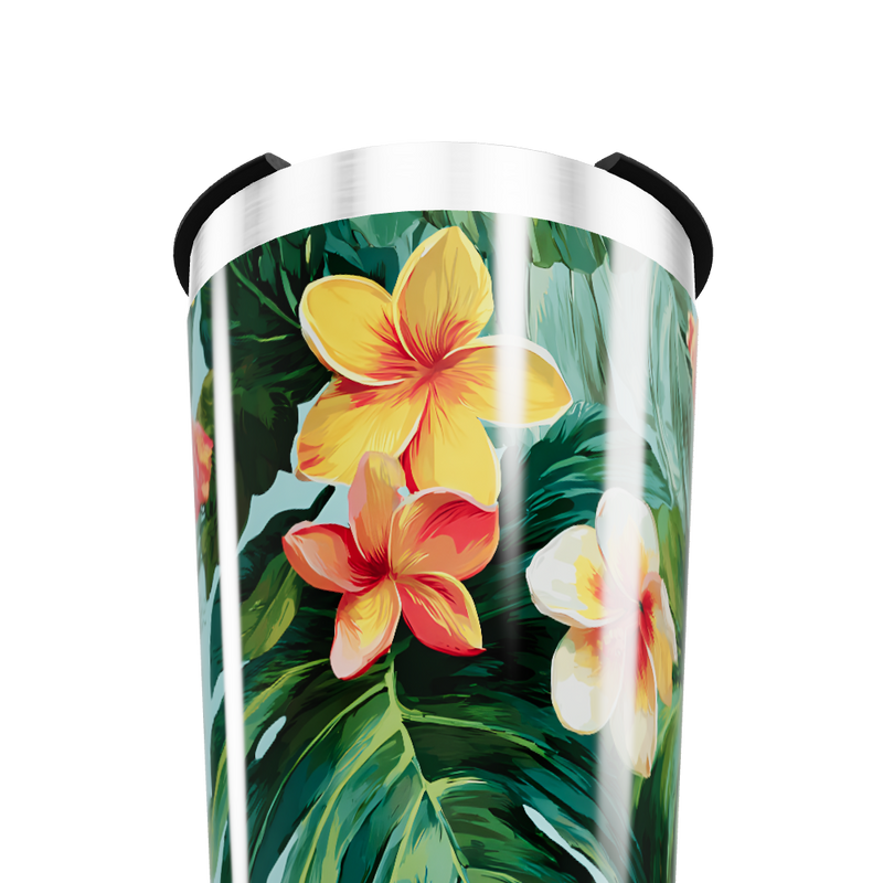 Copo Térmico - Floral Aço Inox