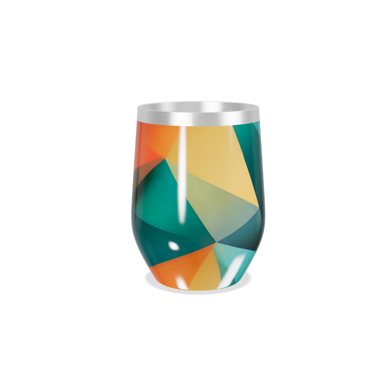 Copo Térmico Slim - Estampado Colorido Aço