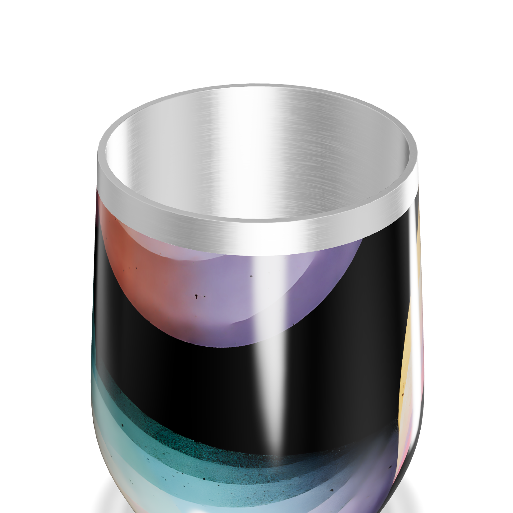 Copo Térmico Slim - Estampa Colorida aço inox