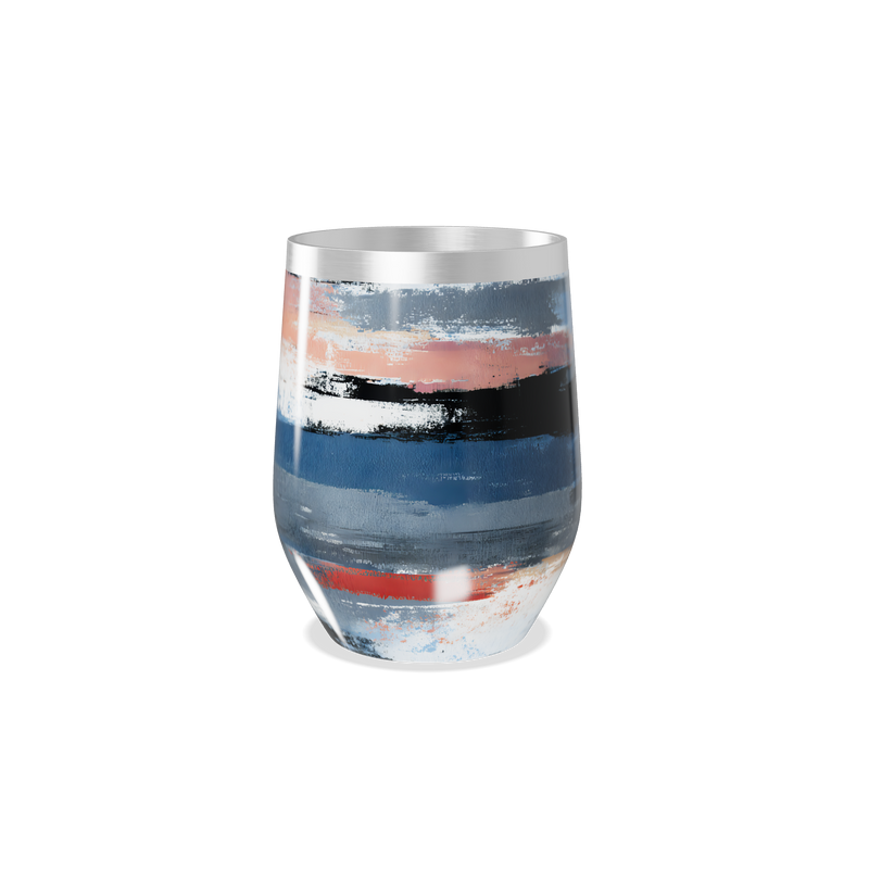 Copo Térmico Slim - Estampa Abstrata Multicolorida