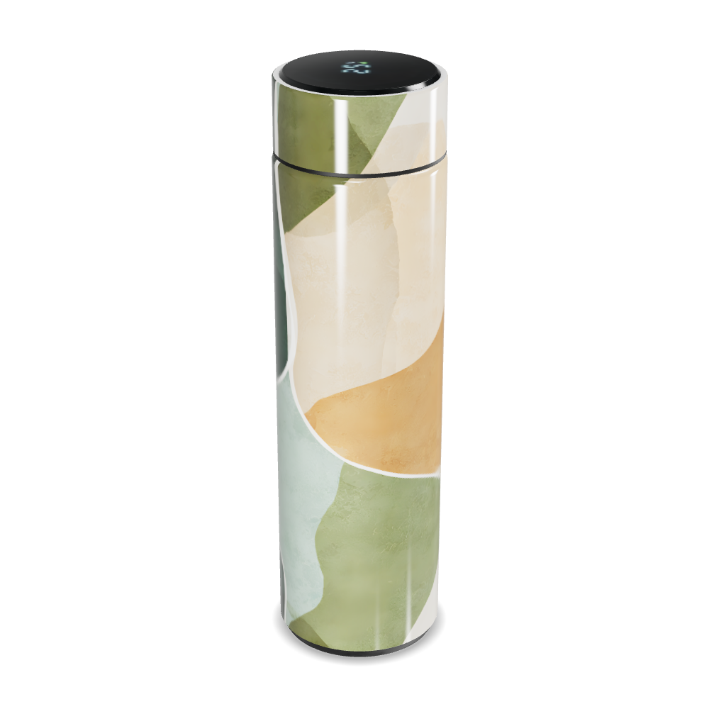 Garrafa Térmica Touch - Estampa Abstrata Colorida