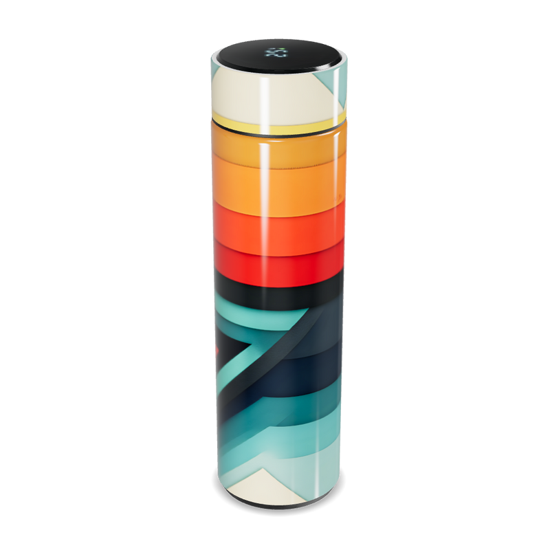 Garrafa Térmica Touch - Colorida com Display Digital