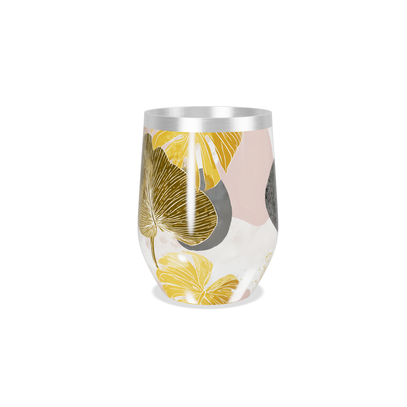 Copo Térmico Slim - Estampa Abstrata Colorida