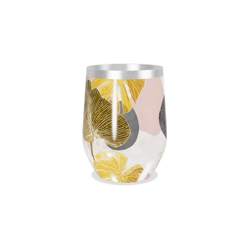 Copo Térmico Slim - Estampa Abstrata Colorida