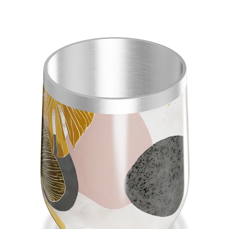 Copo Térmico Slim - Estampa Abstrata Colorida