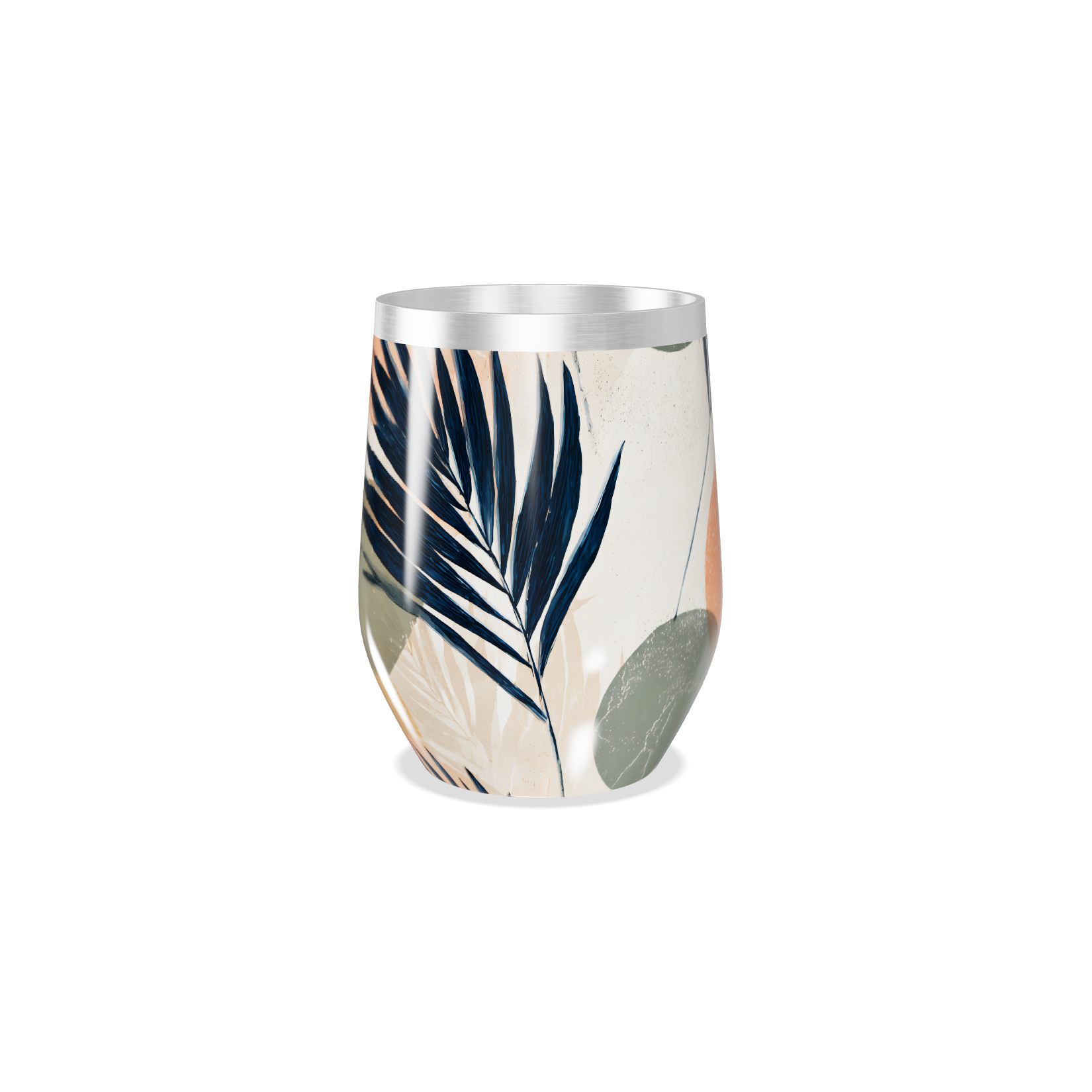 Copo Térmico Slim - Folhagem Tropical Colorido