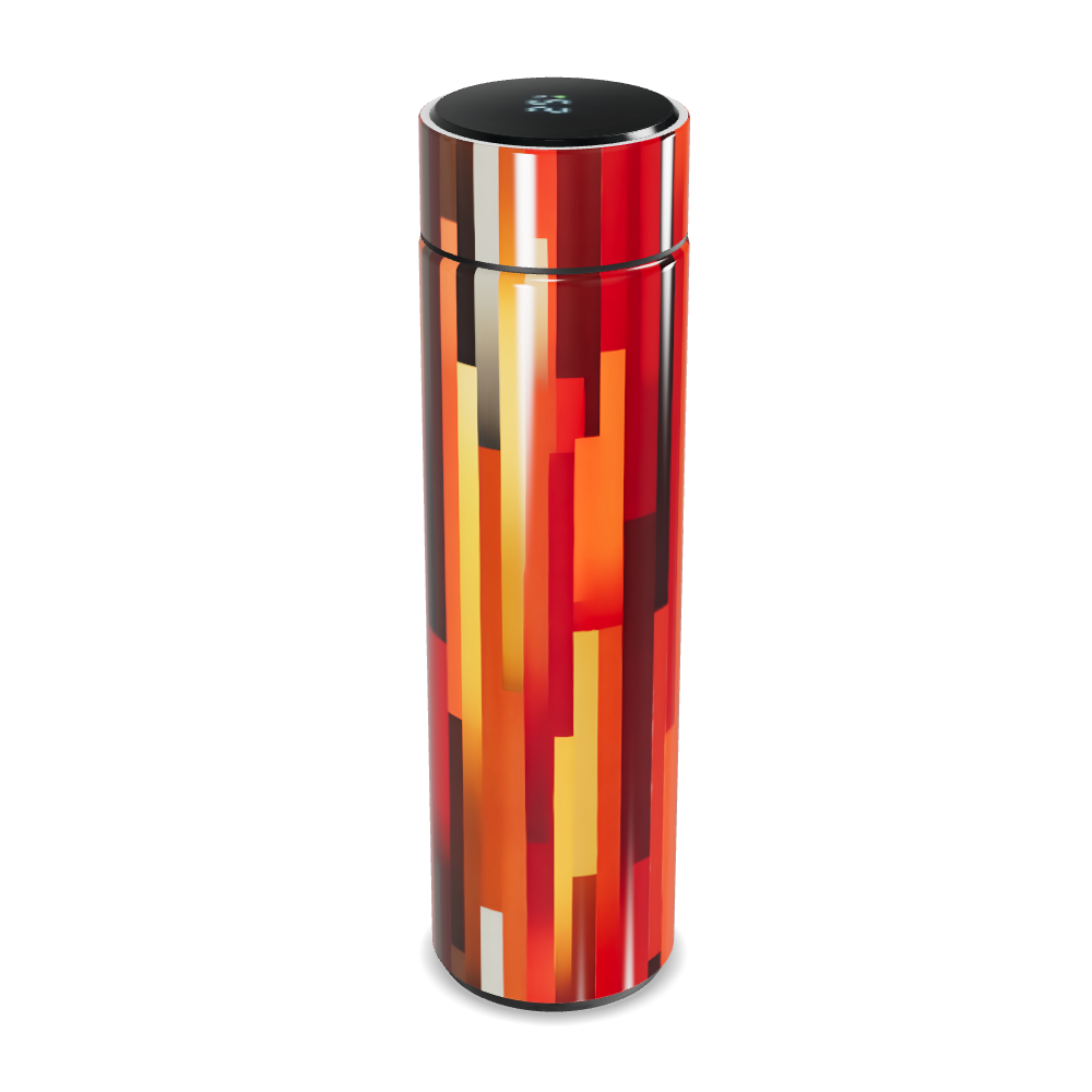 Garrafa Térmica Touch - Estampa Colorida Vertical