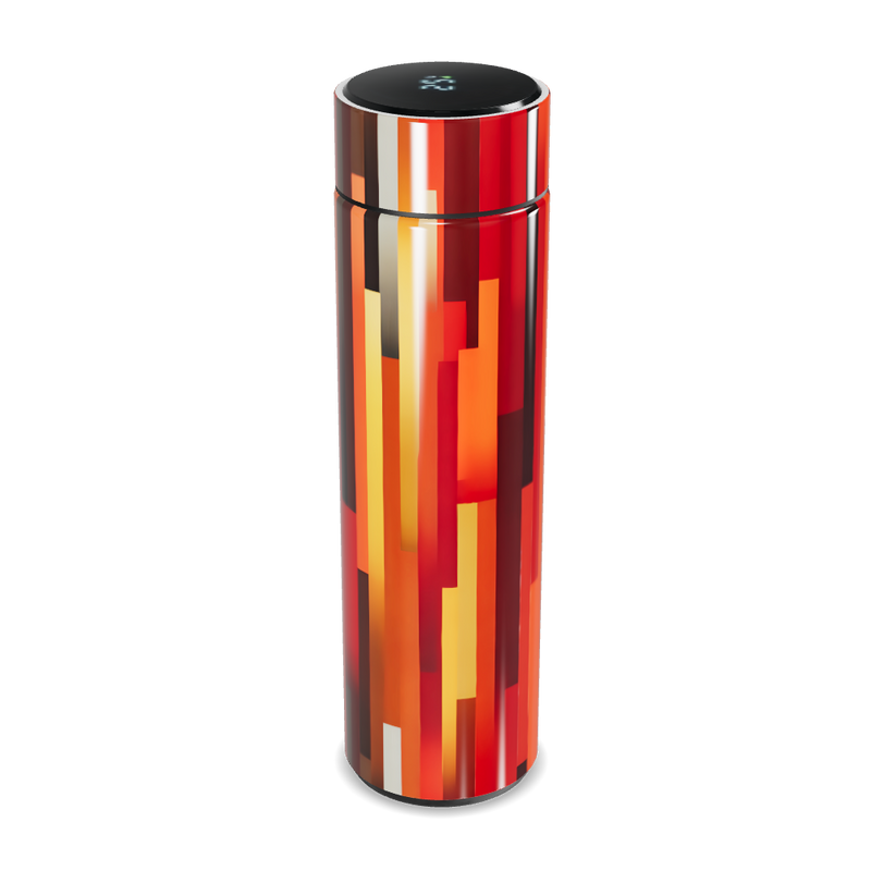 Garrafa Térmica Touch - Estampa Colorida Vertical