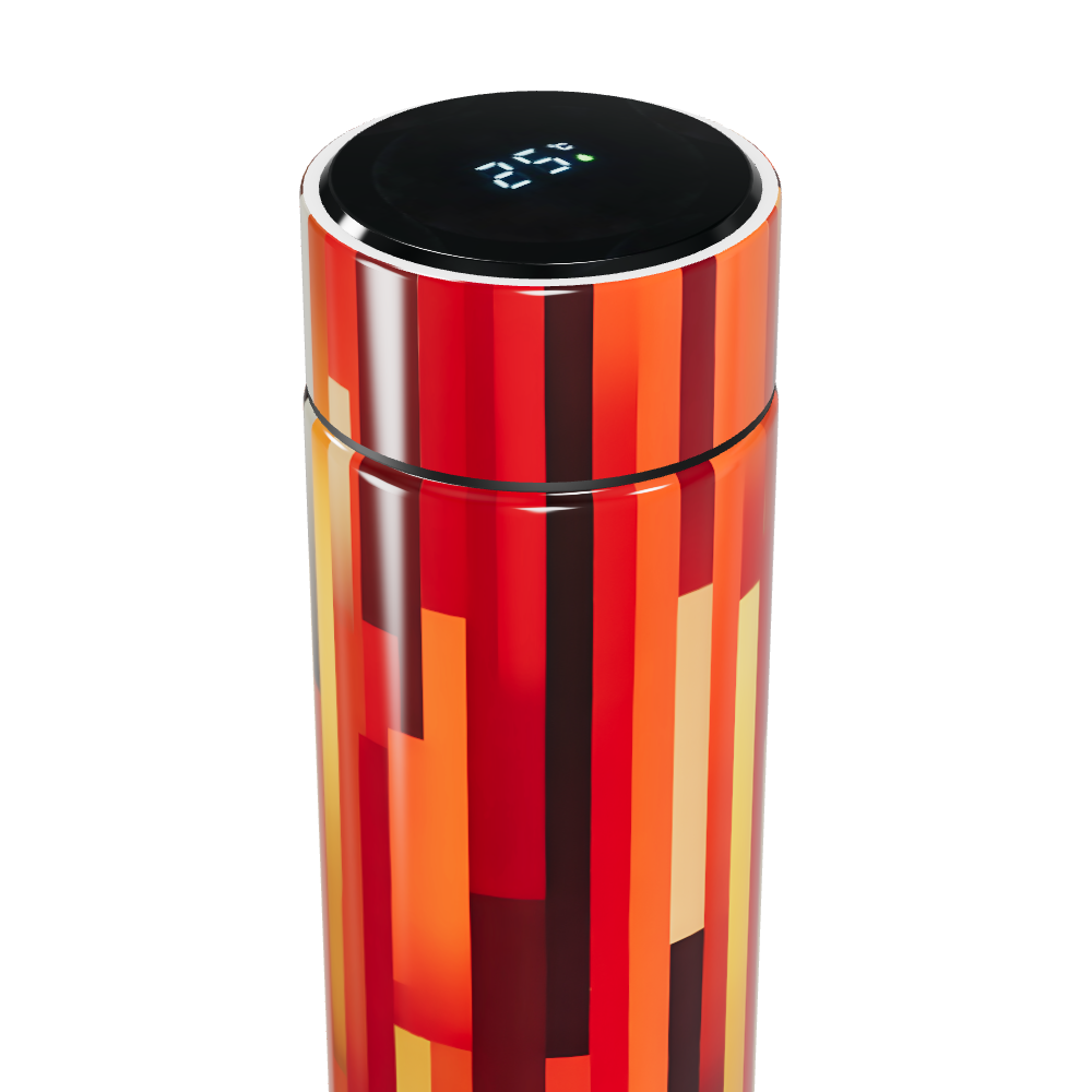 Garrafa Térmica Touch - Estampa Colorida Vertical