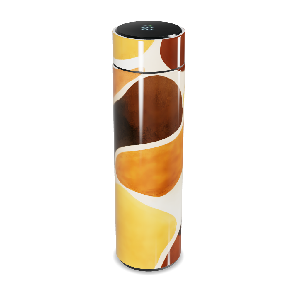 Garrafa Térmica Touch - Estampa Geométrica Colorida