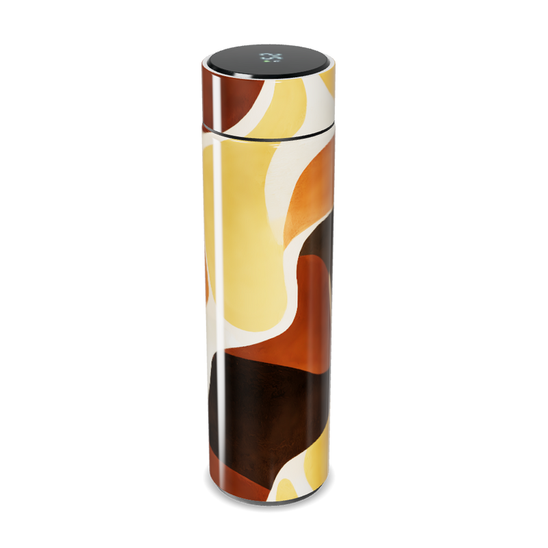 Garrafa Térmica Touch - Estampa Geométrica Colorida