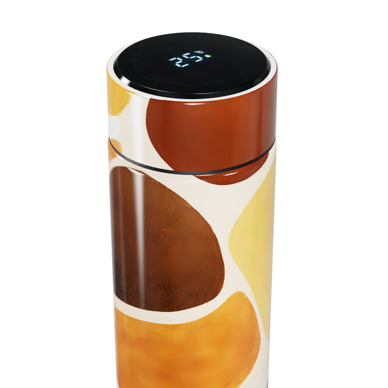 Garrafa Térmica Touch - Estampa Geométrica Colorida