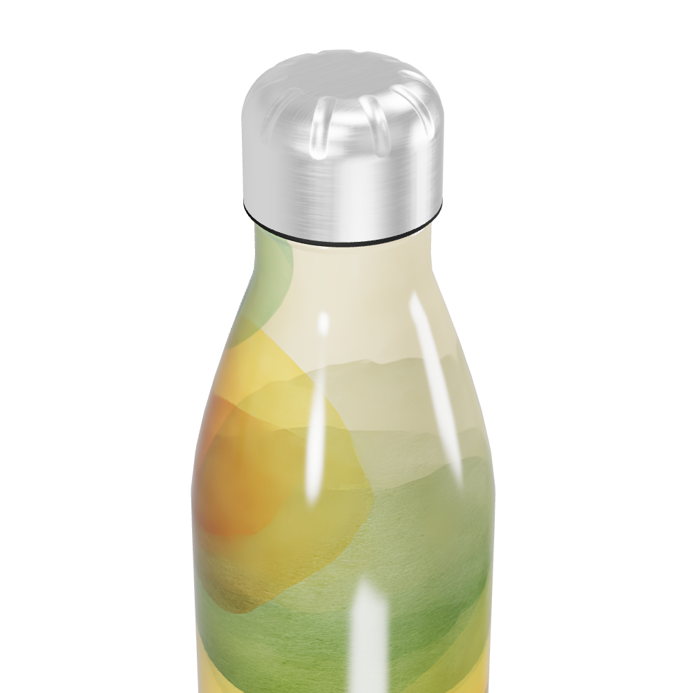 Garrafa Inox - Estampa Abstrata Colorida