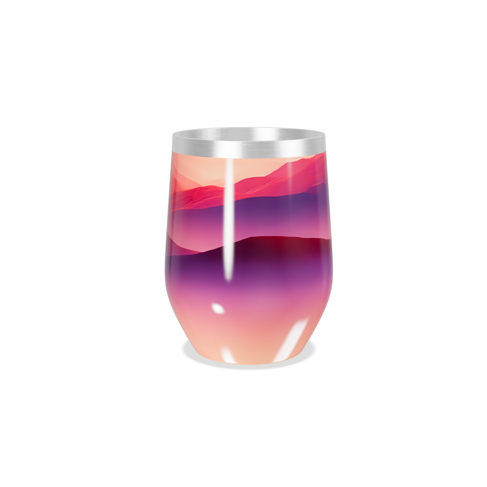 Copo Térmico Slim - Estampa Degradê Colorida