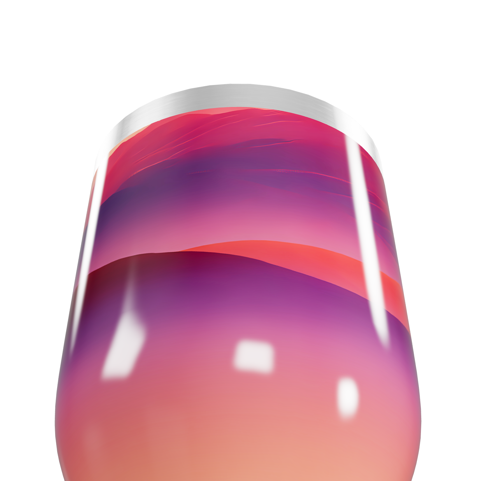 Copo Térmico Slim - Estampa Degradê Colorida