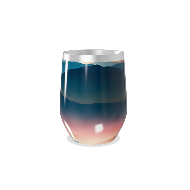 Copo Térmico Slim - Paisagem Colorida Aço Inox