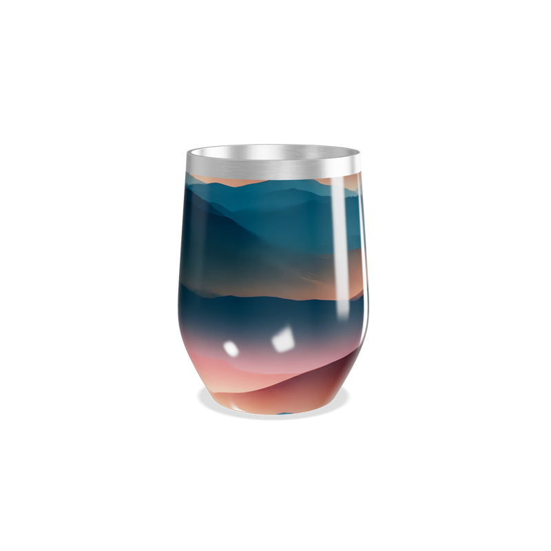 Copo Térmico Slim - Paisagem Colorida Aço Inox