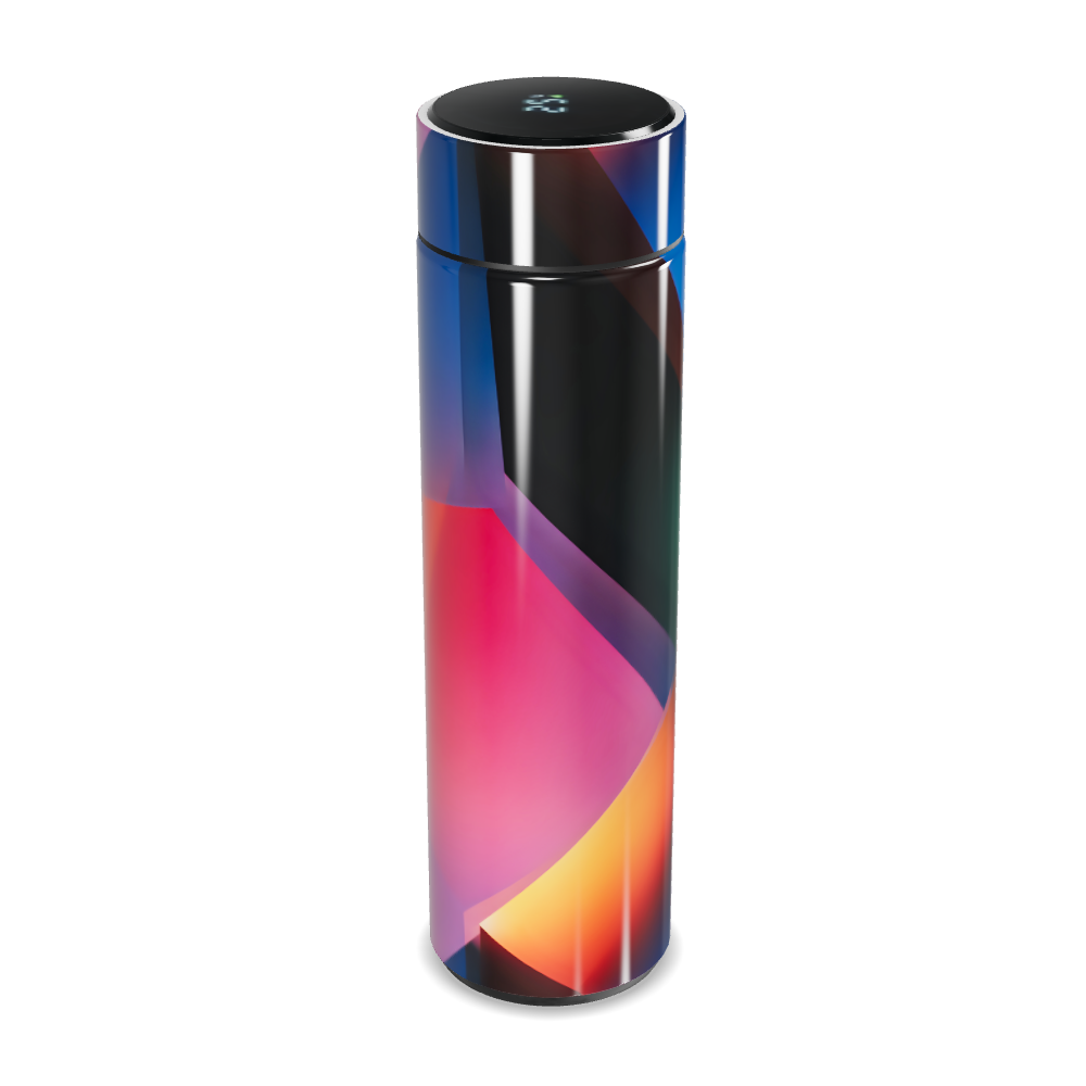 Garrafa Térmica Touch - Colorida com Display LED