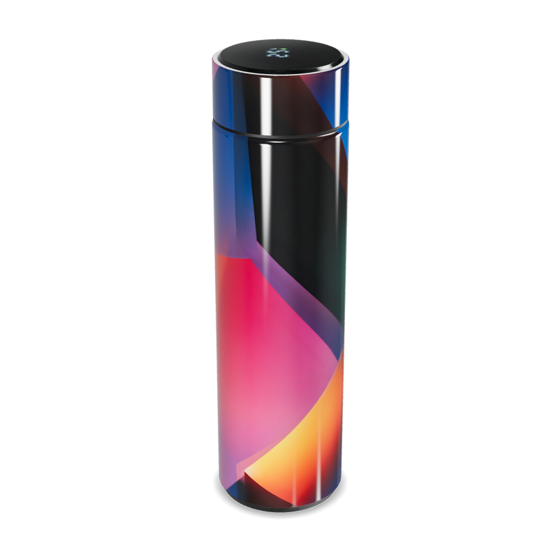 Garrafa Térmica Touch - Colorida com Display LED