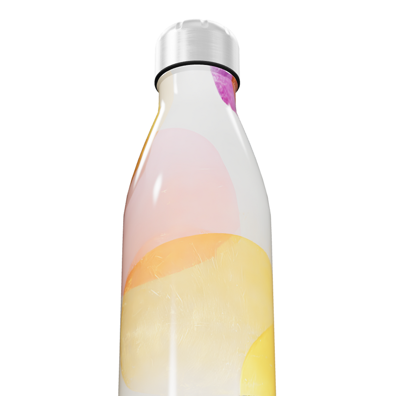 Garrafa Inox - Estampa Colorida Abstrata