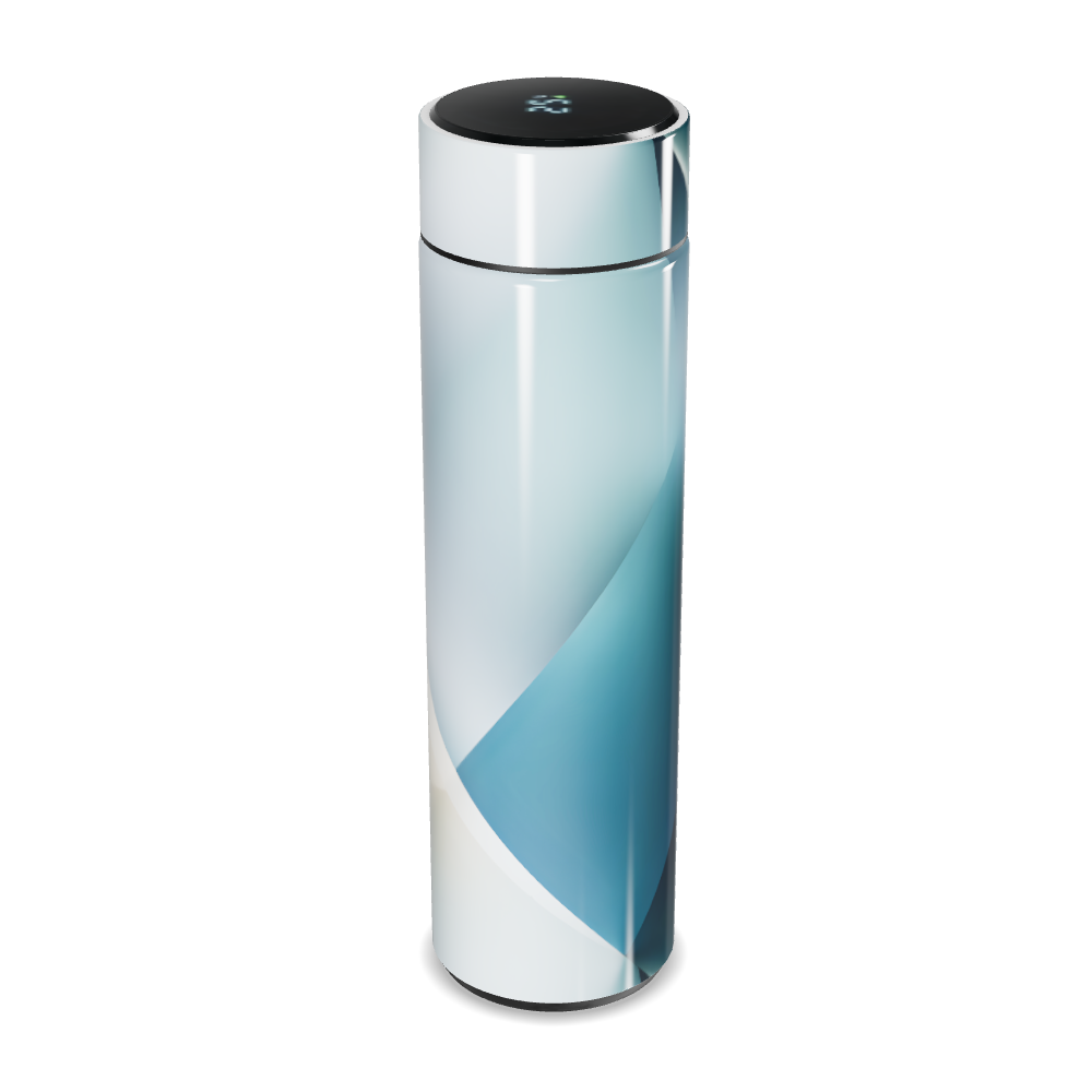 Garrafa Térmica Touch - Azul Metálico Digital