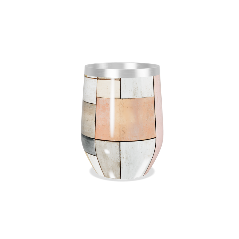 Copo Térmico Slim - Colorido Abstrato Aço Inox