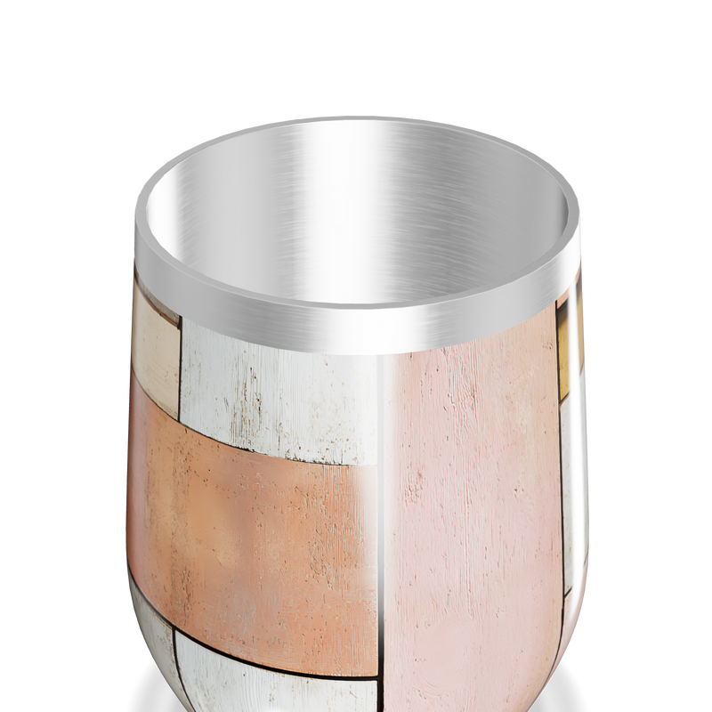 Copo Térmico Slim - Colorido Abstrato Aço Inox