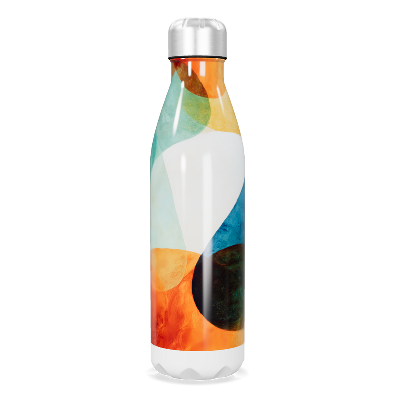 Garrafa Inox - Estampa Colorida Artística