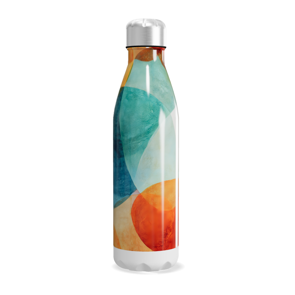 Garrafa Inox - Estampa Colorida Artística