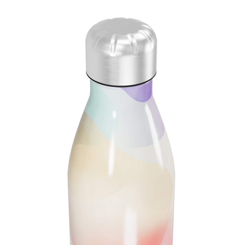 Garrafa Inox - Estampa Degradê Colorida