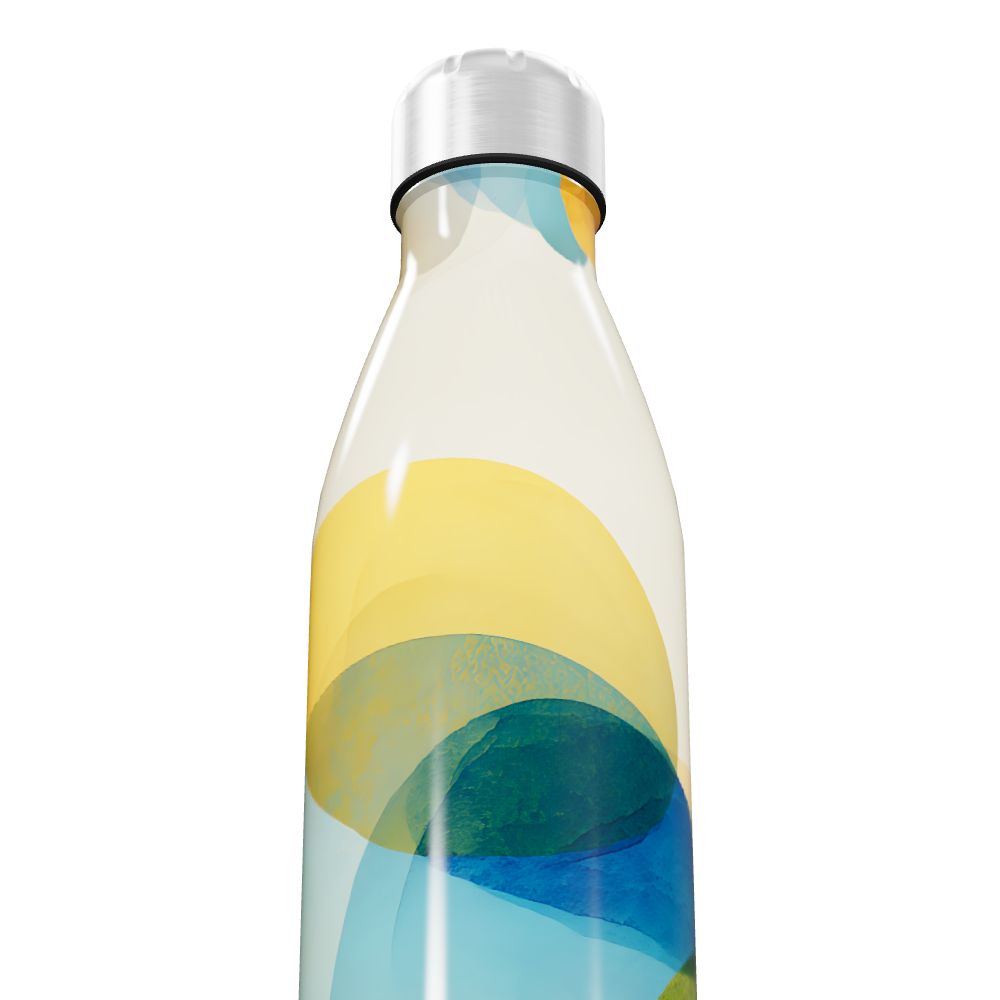 Garrafa Inox - Estampa Colorida Moderna