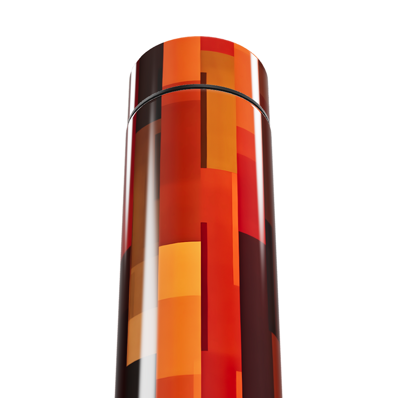 Garrafa Térmica Touch - Estampa Geométrica Colorida