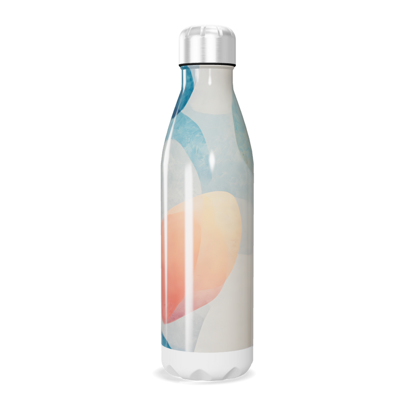 Garrafa Inox Estampada Cores Vibrantes