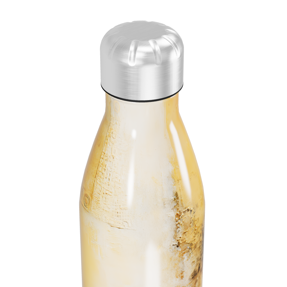 Garrafa Inox - Amarela Marmorizada