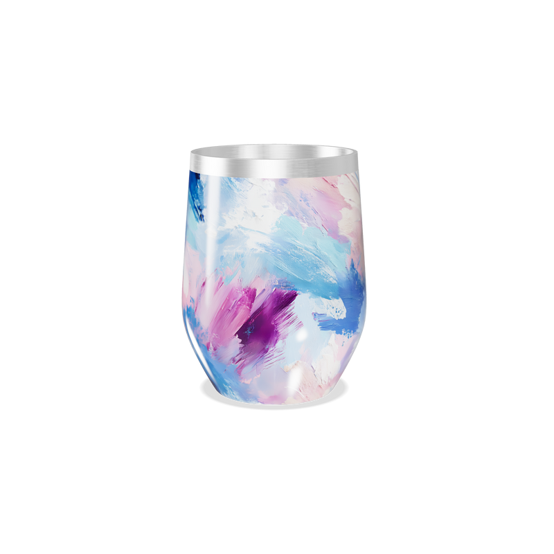 Copo Térmico Slim - Estampa Abstrata Colorida