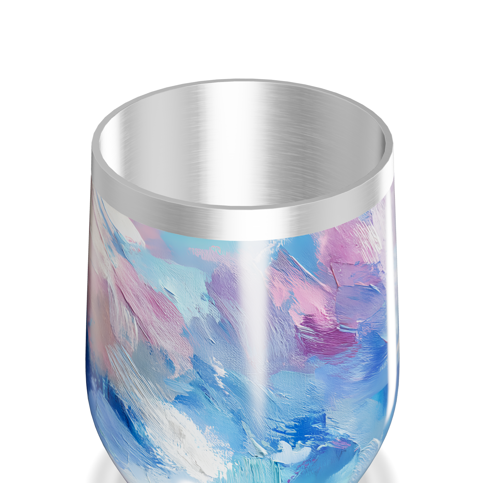 Copo Térmico Slim - Estampa Abstrata Colorida