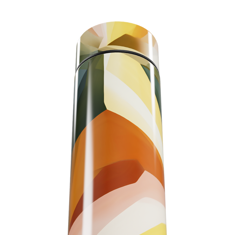 Garrafa Térmica Touch - Estampa Geométrica Colorida