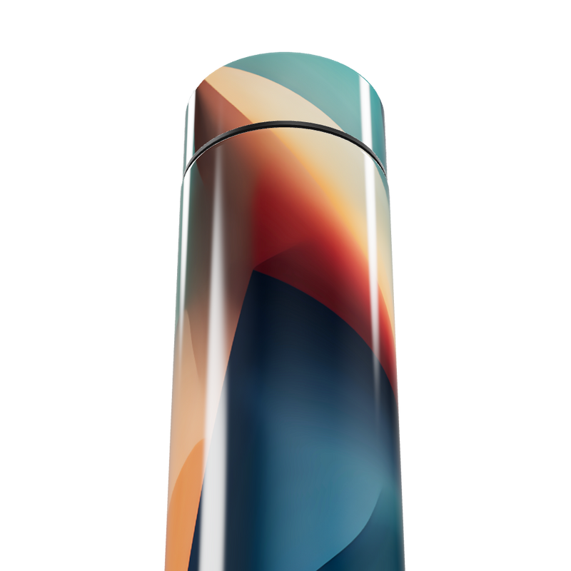 Garrafa Térmica Touch - Estampa Abstrata Colorida