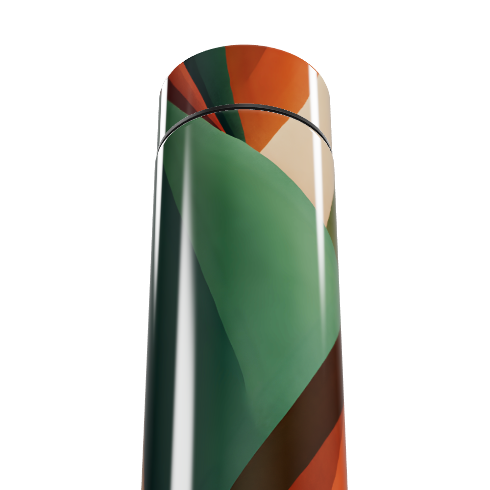 Garrafa Térmica Touch - Estampa Geométrica Colorida