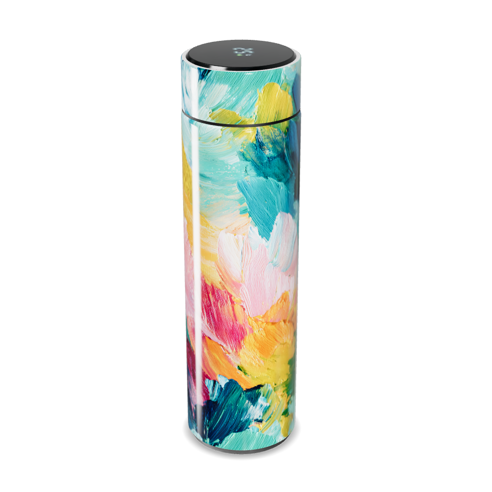 Garrafa Térmica Touch - Estampa Colorida Aço