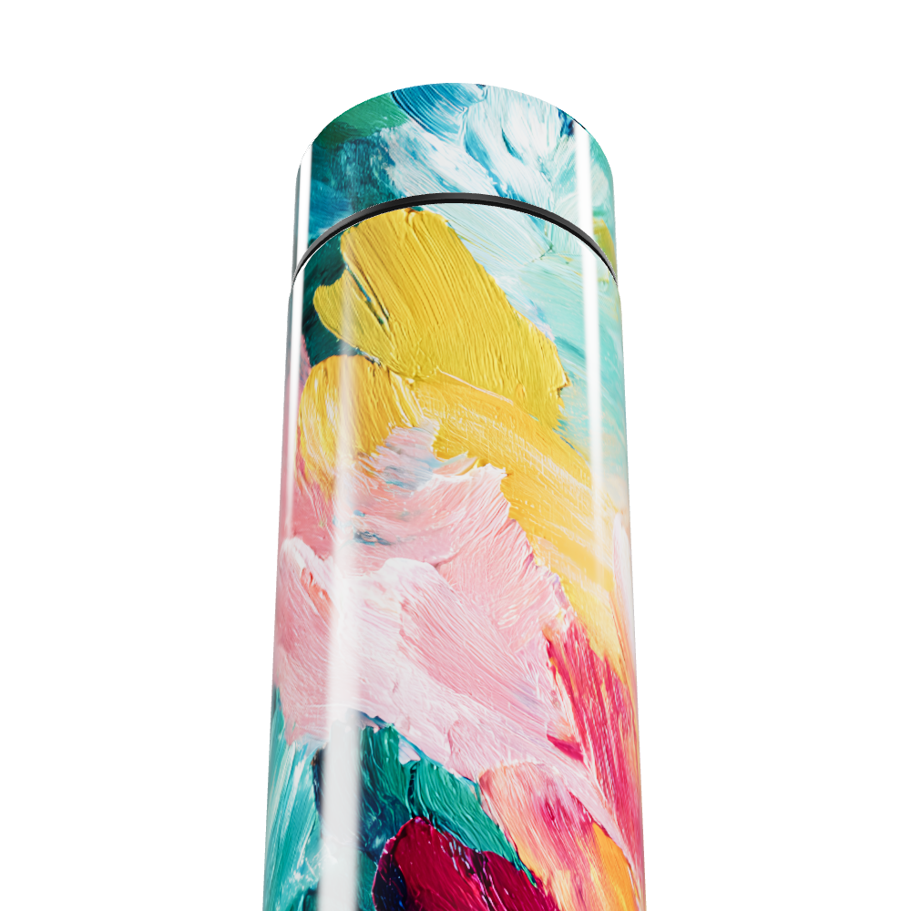 Garrafa Térmica Touch - Estampa Colorida Aço