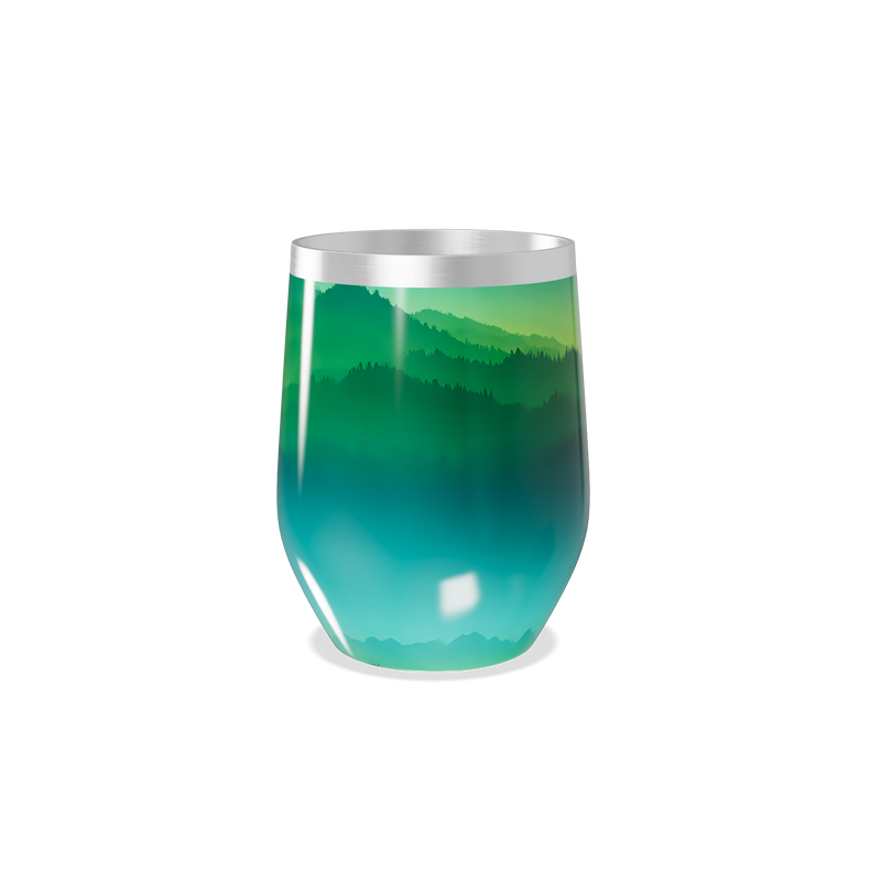 Copo Térmico Slim - Verde Degradê Inox