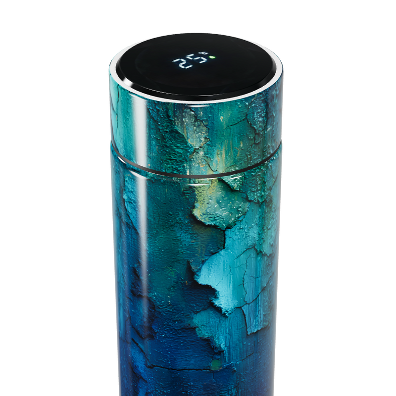 Garrafa Térmica Touch - Azul Texturizada