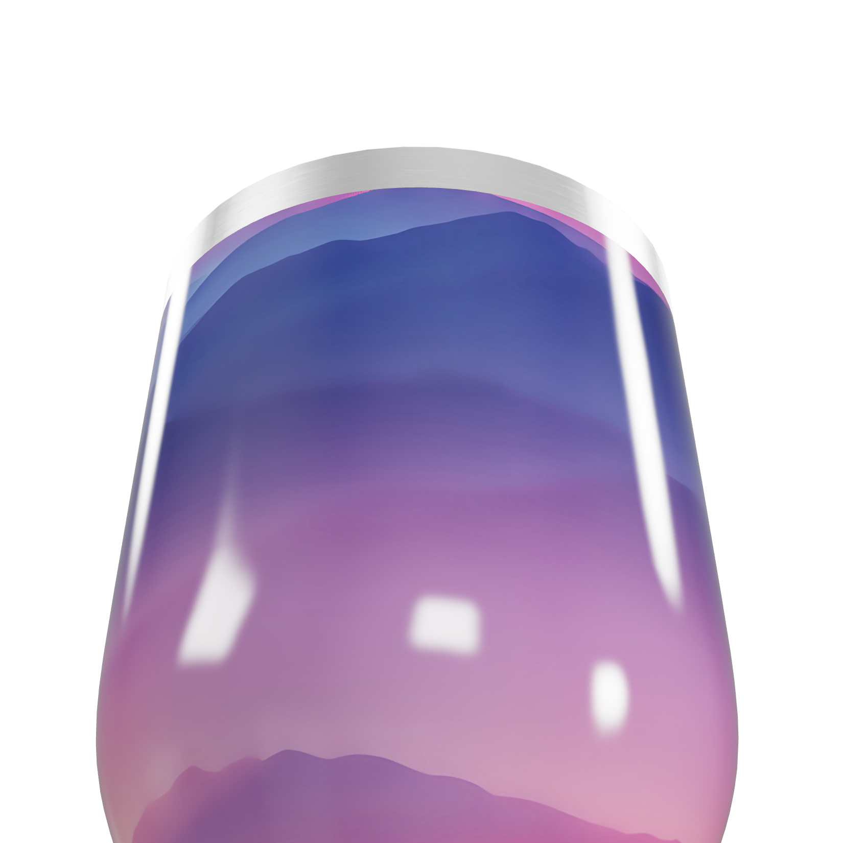 Copo Térmico Slim - Estampa Gradiente Colorida