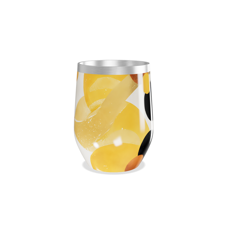 Copo Térmico Slim - Estampa Abstrata Colorida