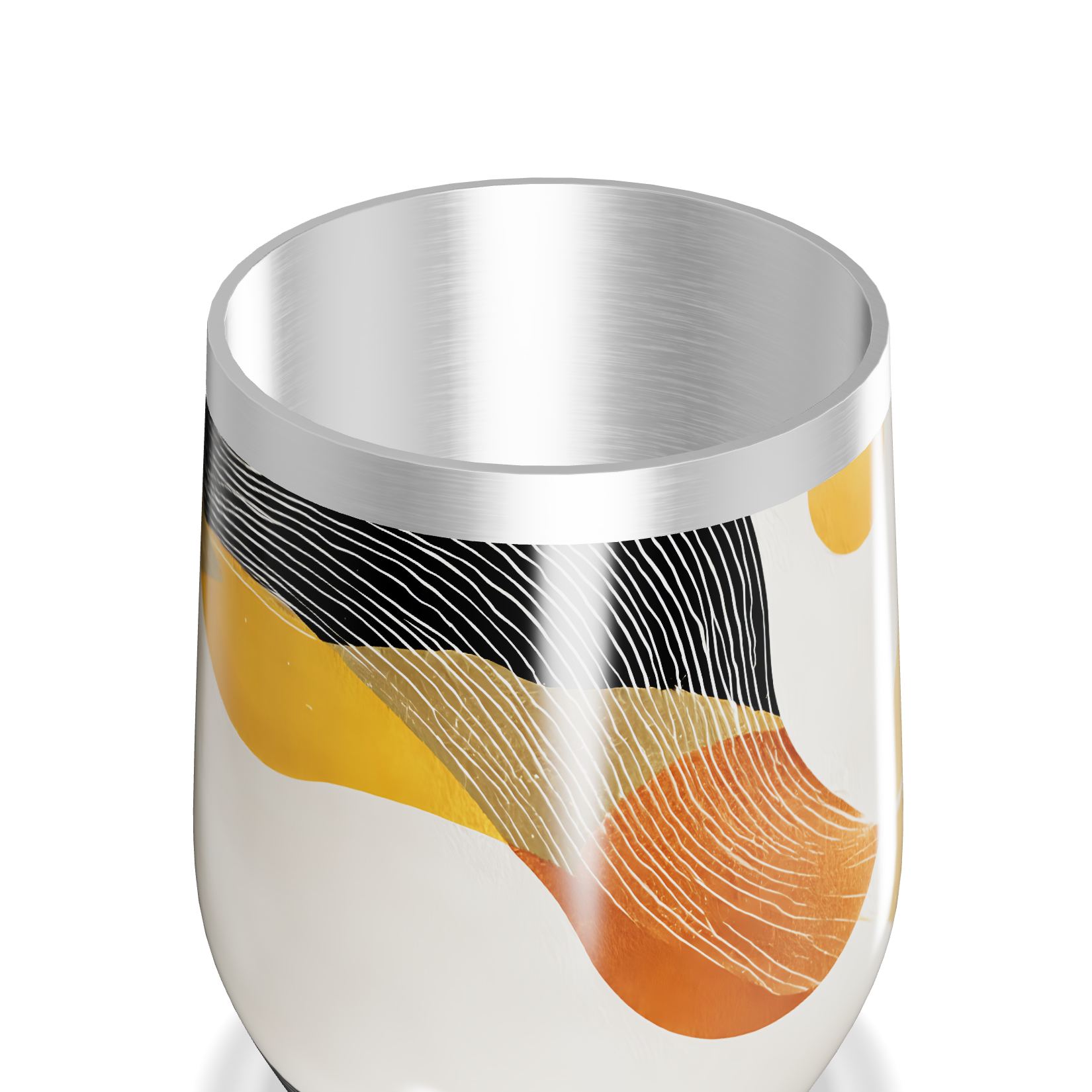 Copo Térmico Slim - Estampa Abstrata Colorida