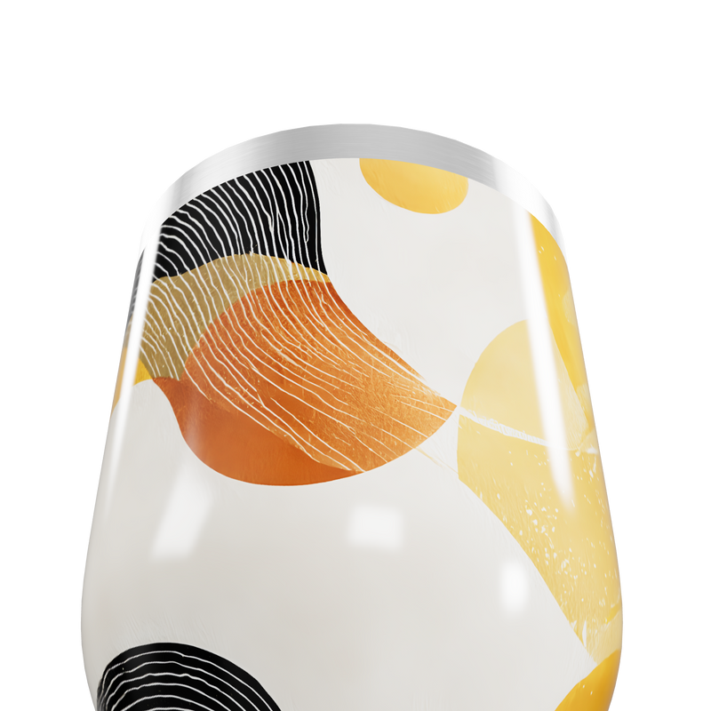 Copo Térmico Slim - Estampa Abstrata Colorida